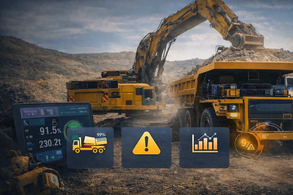 سیستم کنترل بارگیری و سوخت در معادن: بهینه‌سازی حمل، تشخیص پیوسته و کاهش هزینه‌های بهره‌برداری